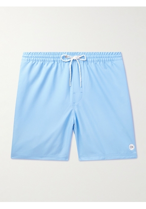 OUTERKNOWN - Nomadic Volley Logo-Print Recycled Twill Drawstring Shorts - Men - Blue - S