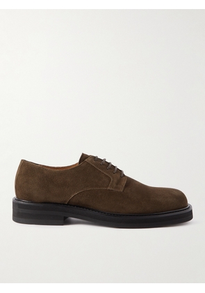 Mr P. - Jacques Regenerated Suede by evolo® Derby Shoes - Men - Brown - UK 7
