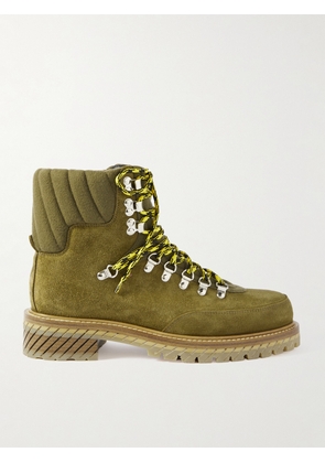 Off-White - Gstaad Suede Boots - Men - Green - EU 41