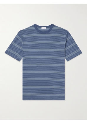 Norse Projects - Johannes Striped Cotton-Blend Jersey T-Shirt - Men - Blue - XS