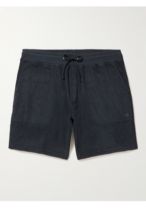 OUTERKNOWN - High-Tide Straight-Leg Organic Cotton-Blend Jersey Drawstring Shorts - Men - Blue - S