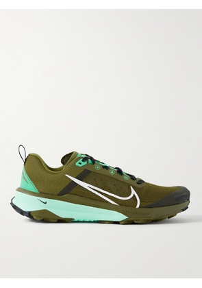 Nike Running - Terra Kiger 9 Rubber-Trimmed Mesh Trail Running Sneakers - Men - Green - US 7
