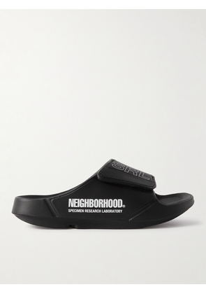 Neighborhood - OOFOS OOahh Sport Flex Printed Rubber Slides - Men - Black - M