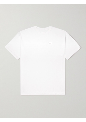 WTAPS - Logo-Embroidered Cotton-Jersey T-Shirt - Men - White - S