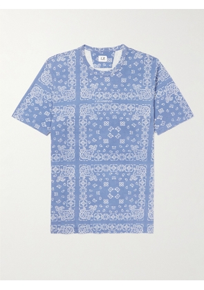 C.P. Company - Bandana-Print Cotton-Jersey T-Shirt - Men - Blue - S