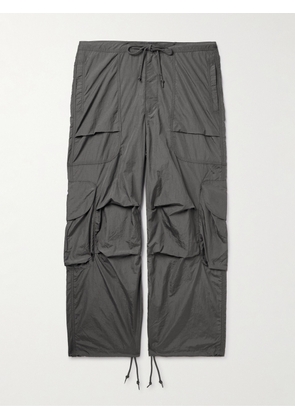 Entire Studios - Gocar Wide-Leg Cotton and Nylon-Blend Poplin Drawstring Cargo Trousers - Men - Gray - XS