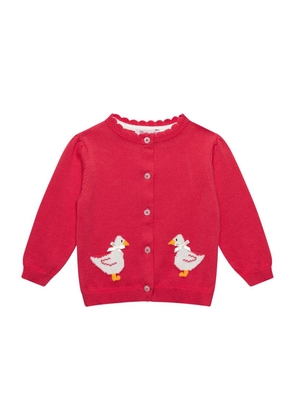 Trotters Duck Cardigan (3-24 Months)