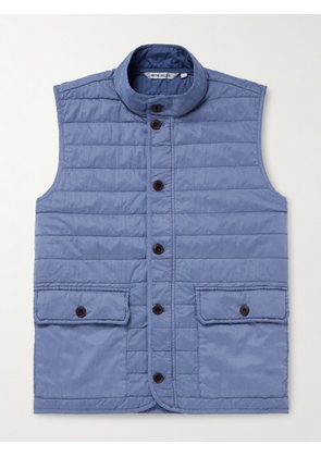 Peter Millar - Greenwich Garment-Dyed Padded Shell Gilet - Men - Blue - S