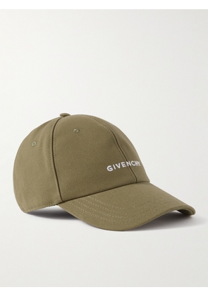 Givenchy - Logo-Embroidered Cotton Baseball Cap - Men - Green