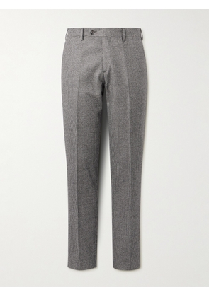 Lardini - Slim-Fit Straight-Leg Houndstooth Wool and Cashmere-Blend Suit Trousers - Men - Gray - IT 46