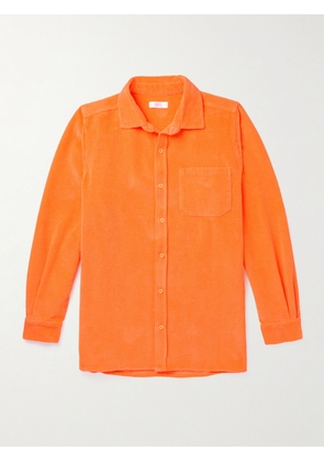 ERL - Cotton-Blend Corduroy Shirt - Men - Orange - S