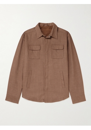 Thom Sweeney - Linen, Wool and Silk-Blend Jacket - Men - Brown - S