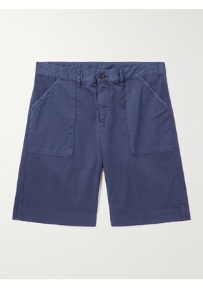 Massimo Alba - Straight-Leg Cotton-Blend Shorts - Men - Blue - IT 46