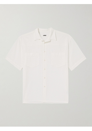 YMC - Mitchum Stretch-Cotton Seersucker Shirt - Men - White - S
