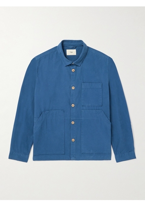 Folk - Assembly Cotton Overshirt - Men - Blue - 1
