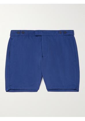 Frescobol Carioca - Tailored Slim-Fit Mid-Length Swim Shorts - Men - Blue - 30