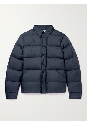 Aspesi - Quilted Shell Down Jacket - Men - Blue - S