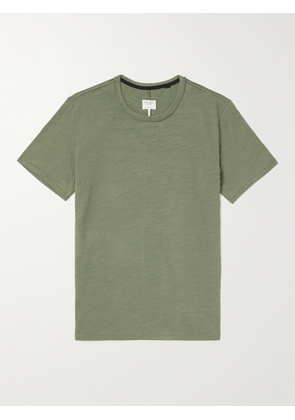 Rag & Bone - Classic Flame Cotton-Jersey T-Shirt - Men - Green - XS