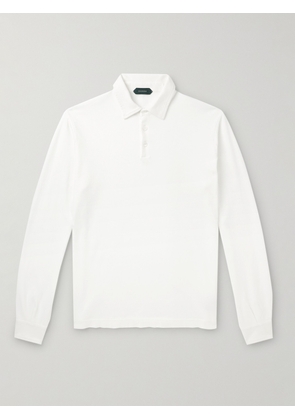 Incotex - Zanone Cotton-Jersey Polo Shirt - Men - White - IT 44