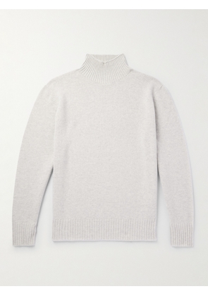 NN07 - Clark 6624 Wool-Blend Mock-Neck Sweater - Men - Gray - S