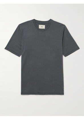 Folk - Garment-Dyed Cotton-Jersey T-Shirt - Men - Black - 1