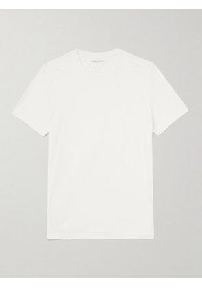 Derek Rose - Ramsay 1 Stretch-Cotton and TENCEL™ Lyocell-Blend Piqué T-Shirt - Men - White - S