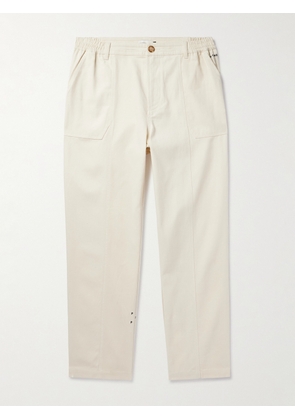 Pop Trading Company - Straight-Leg Cotton Trousers - Men - Neutrals - S