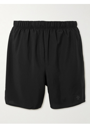 Goldwin - Slim-Fit Straight-Leg Logo-Print Ripstop Shorts - Men - Black - 2