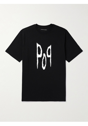 Pop Trading Company - Corn Logo-Print Cotton-Jersey T-Shirt - Men - Black - S