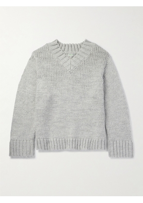 GUESS USA - Wool-Blend Sweater - Men - Gray - S