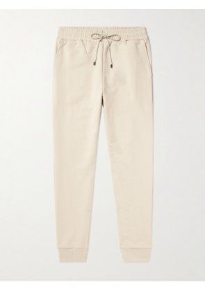 Zimmerli - Cozy Lounge Tapered Cotton-Jersey Sweatpants - Men - Neutrals - S