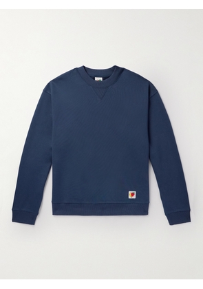 SKY HIGH FARM - Logo-Appliquéd Organic Cotton-Jersey Sweatshirt - Men - Blue - S