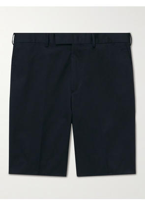Kingsman - Slim-Fit Straight-Leg Cotton-Blend Twill Shorts - Men - Blue - IT 46