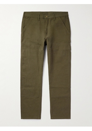 One Of These Days - Statesman Straight-Leg Cotton-Canvas Trousers - Men - Green - S