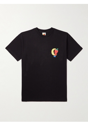SKY HIGH FARM - Logo-Print Organic Cotton-Jersey T-Shirt - Men - Black - S