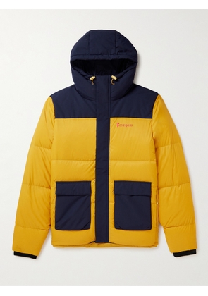 Cotopaxi - Solazo Quilted Twill and Ripstop Hooded Down Jacket - Men - Yellow - S