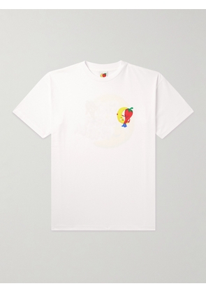 SKY HIGH FARM - Logo-Print Organic Cotton-Jersey T-Shirt - Men - White - S