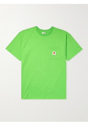 SKY HIGH FARM - Logo-Appliquéd Cotton-Jersey T-Shirt - Men - Green - S