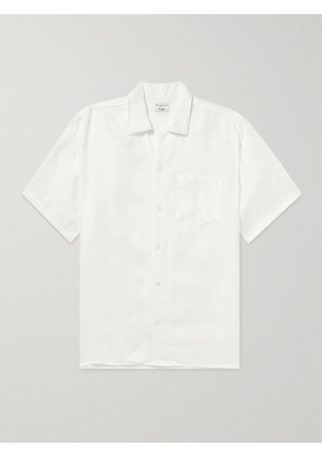 Kingsman - Camp-Collar Linen Shirt - Men - White - XS