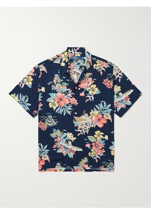 Polo Ralph Lauren - Convertible-Collar Floral-Print Woven Shirt - Men - Blue - XS