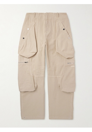 Jacquemus - Croissant Straight-Leg Cotton-Canvas Cargo Trousers - Men - Neutrals - IT 44