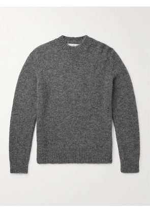 Jil Sander - Stretch Alpaca and Wool-Blend Sweater - Men - Gray - IT 44