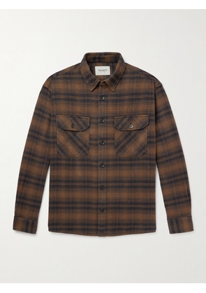 Carhartt WIP - Krenz Checked Cotton-Flannel Shirt - Men - Brown - S
