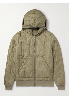 DRKSHDW By Rick Owens - Quilted Shell Hooded Jacket - Men - Green - XS