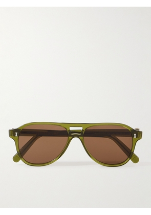 Mr P. - Killick Aviator-Style Acetate Sunglasses - Men - Green