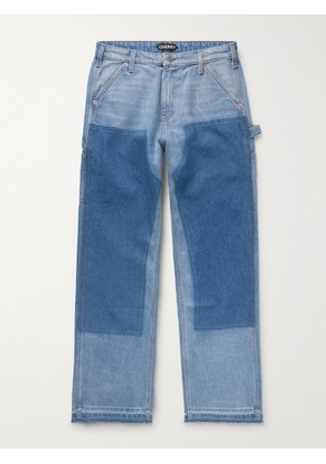 Cherry Los Angeles - Straight-Leg Distressed Jeans - Men - Blue - S