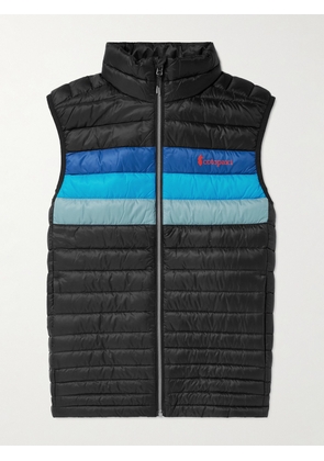 Cotopaxi - Fuego Packable Striped Quilted Ripstop Down Gilet - Men - Black - S