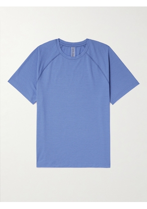 Outdoor Voices - Logo-Appliquéd ThinkFast T-Shirt - Men - Blue - S