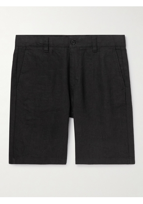 NN07 - Crown Straight-Leg Linen Shorts - Men - Black - UK/US 28