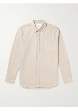 Mr P. - Oxford Cotton-Flannel Shirt - Men - Neutrals - XS